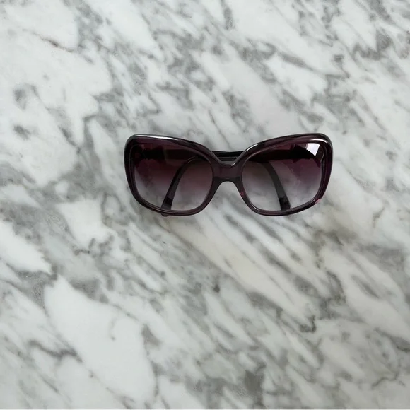 Chanel Acetate CC Bow Sunglasses 5171 Purple - Picture 4 of 10